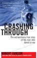 Crashing Through. Paperback Book cover art:  Young boy riding a bicycle