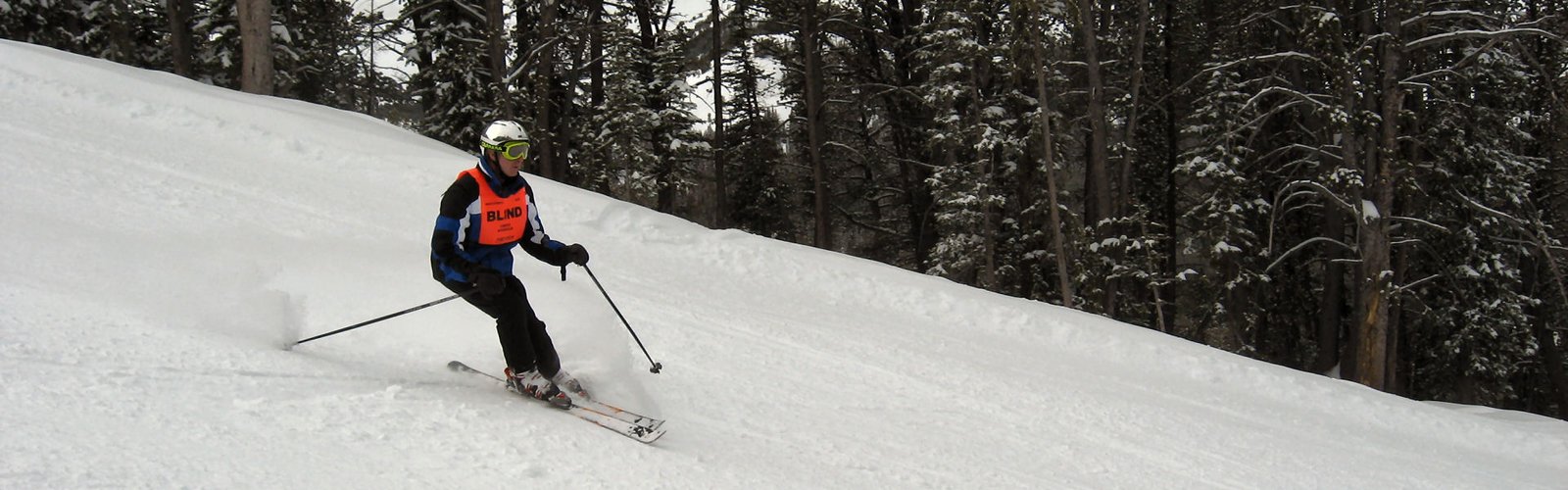 Mike May skiing